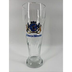 1383 Lowen Weisse O.5L (20 oz) Pilsner Germany German Brewery Beer Glass 9”